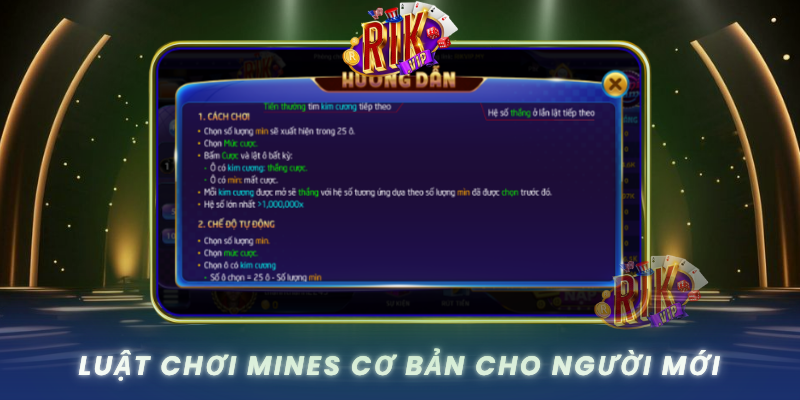 Luat Choi Mines Co Ban Cho Nguoi Moi