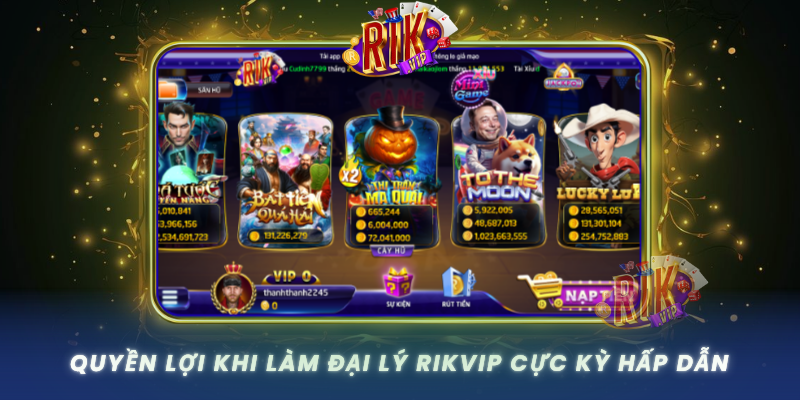 Quyen Loi Khi Lam Dai Ly Rikvip Cuc Ky Hap Dan